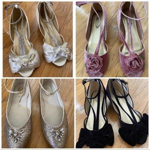 Bundle 4 pairs Joyfolie holiday shoes